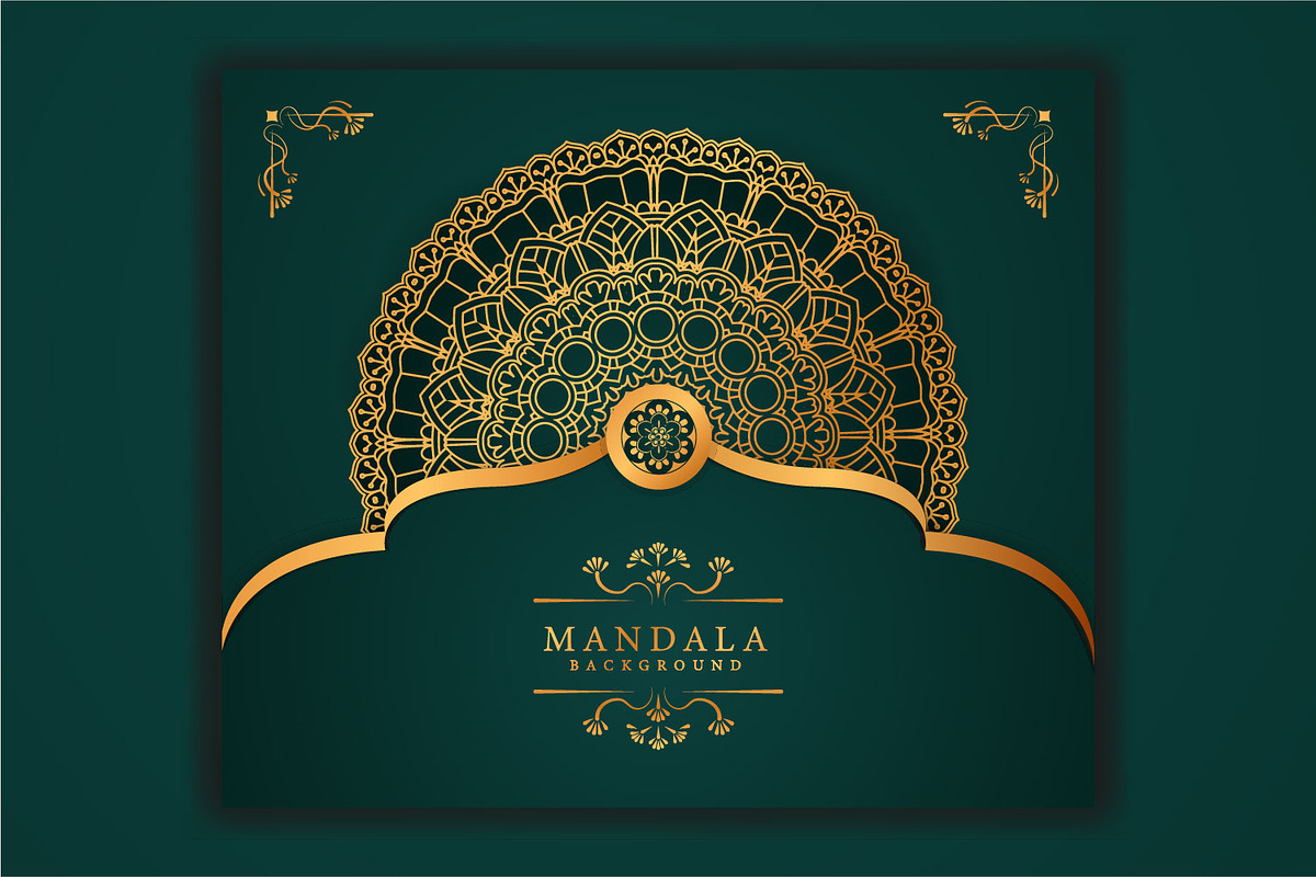 6 Luxury mandala background set, a Decorative Illustration by vectorartificer (Photo 7 of 7)