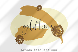 Gold Tones Procreate Palette