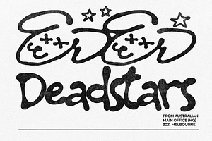Dosmic - Organic Fluid Display Font, a Slab Serif Font by Blankids Studio