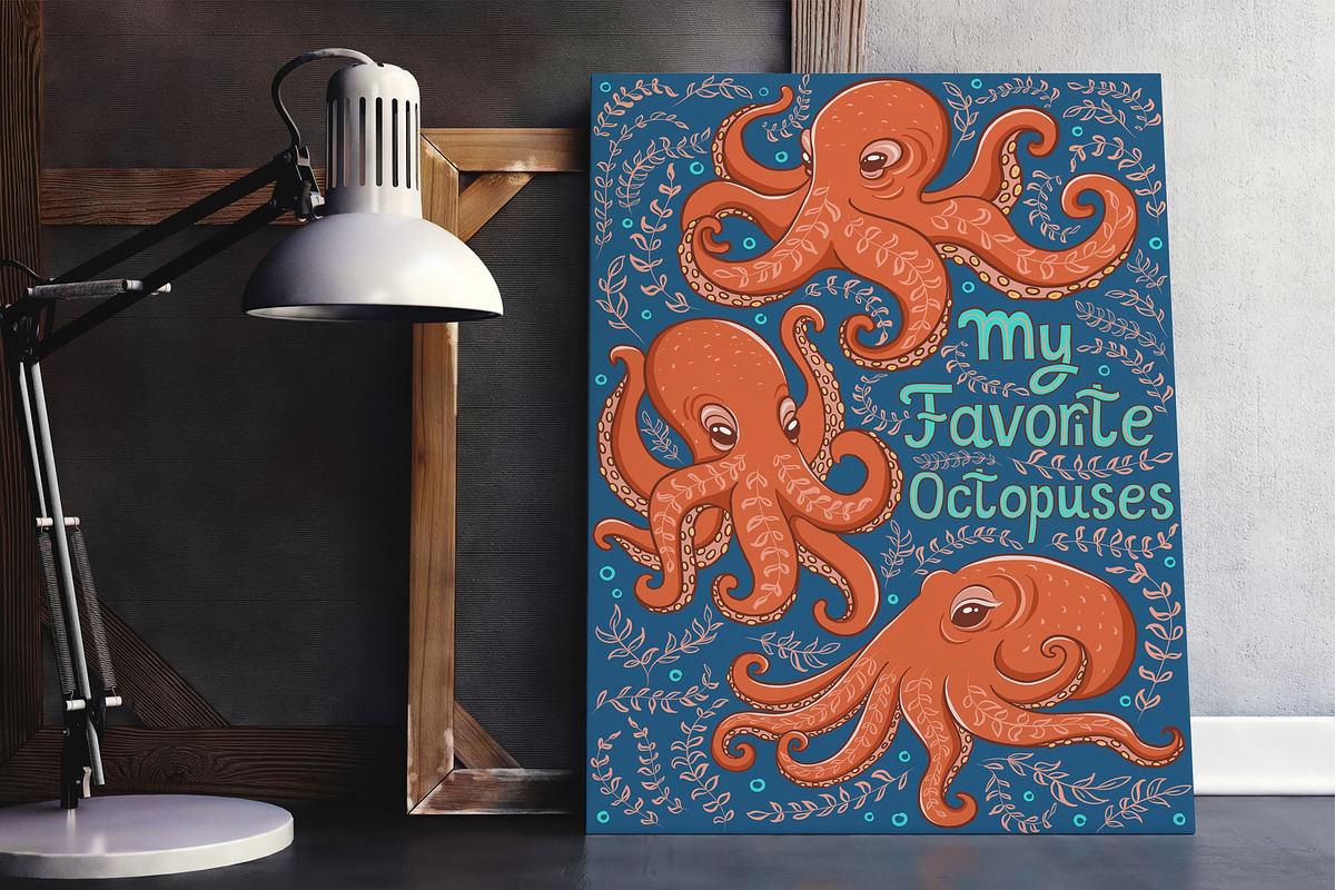 SEA CREATURES, an Animal Illustration by Irina Skaska (Photo 12 of 12)