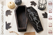 Halloween Coffin Box Bundle, an Object Graphic by WoodoraCut (Thumbnail 6 of 10)