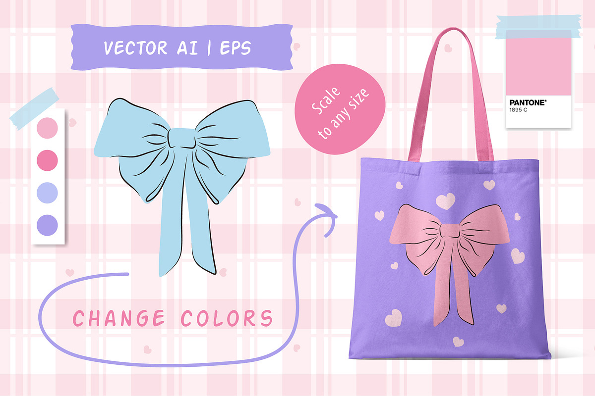 Girly accessories Clipart & Patterns, a Decorative Illustration by Irina Avdeeva (Photo 3 of 11)