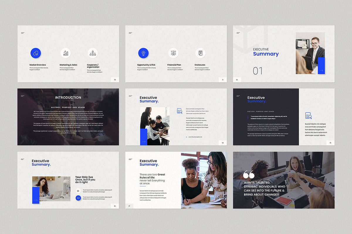 Business Plan PowerPoint Template, a Presentation Template by GoldenPixelStudio (Photo 9 of 30)