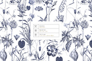 Toile Botanique, luxury Prints!, a Pattern Graphic by Pink Linen (Thumbnail 3 of 12)