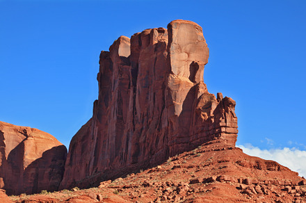 The famous cliff Camel in Monument Valley, a Photo by kavram