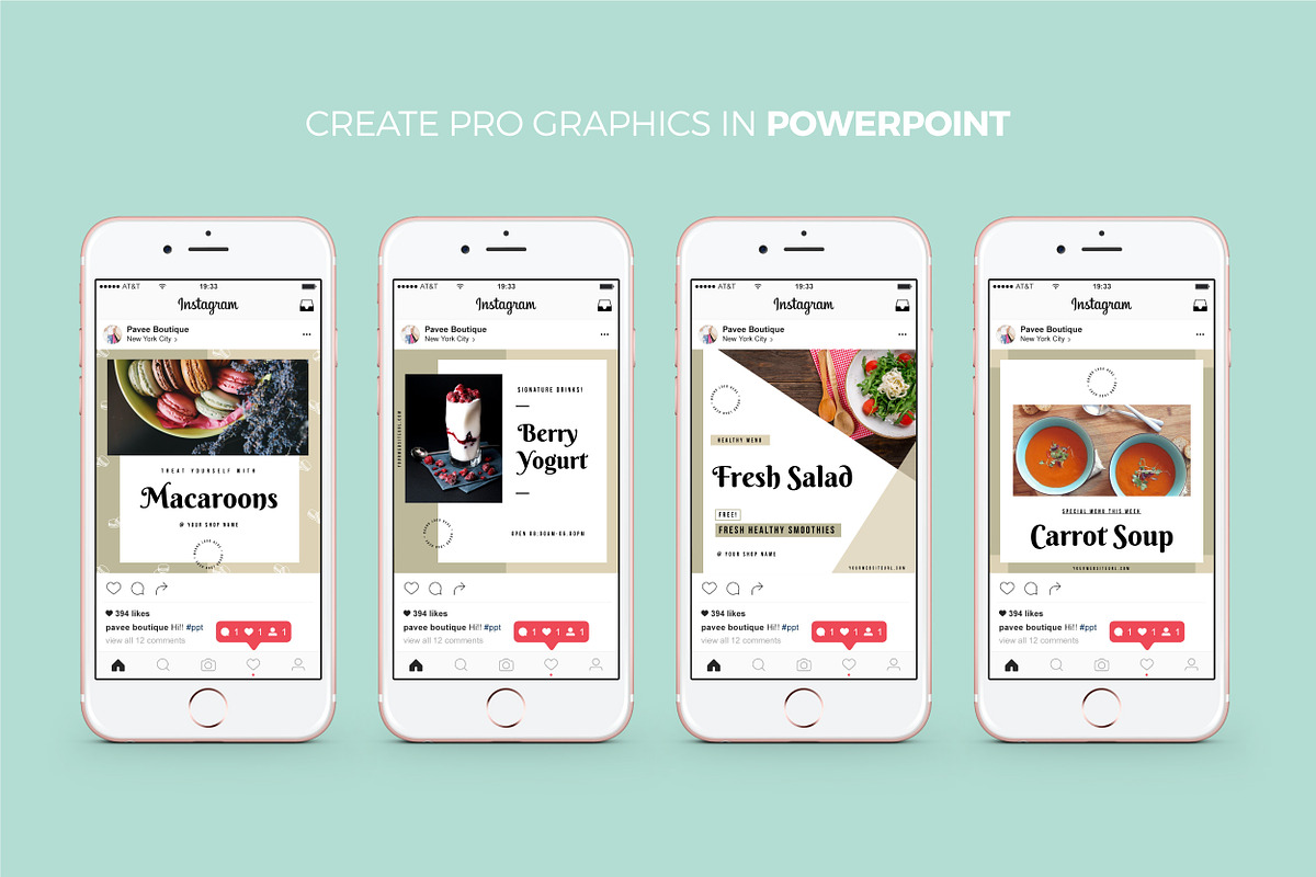 30 PowerPoint Social Media Template, a Social Media Template by Wipavee (Photo 2 of 11)
