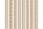 Champagne Vector Lace Borders, an Illustration by Amanda Ilkov (Thumbnail 4 of 5)