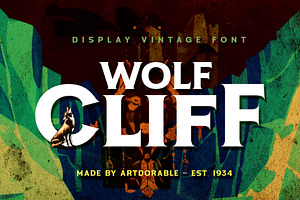 Wolfcliff - Display Vintage Font