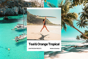 Beach Teal Orange Lightroom Presets