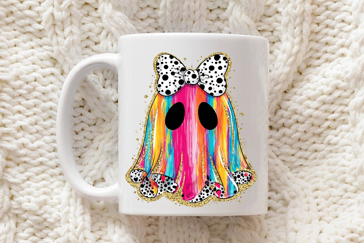 Colorful Coquette Glitter Ghost Png, an Illustration by Libby Wishes (Photo 5 of 6)