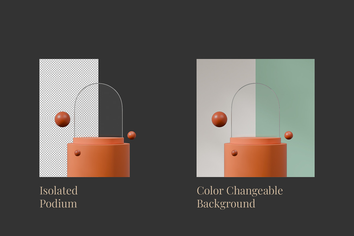 5 Podium with Transparent Background, a Background Graphic by faustudio (Photo 2 of 7)