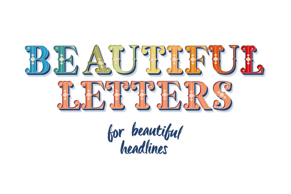 Carnival Letters, a Decorative Illustration by Liviu (Photo 2 of 5)