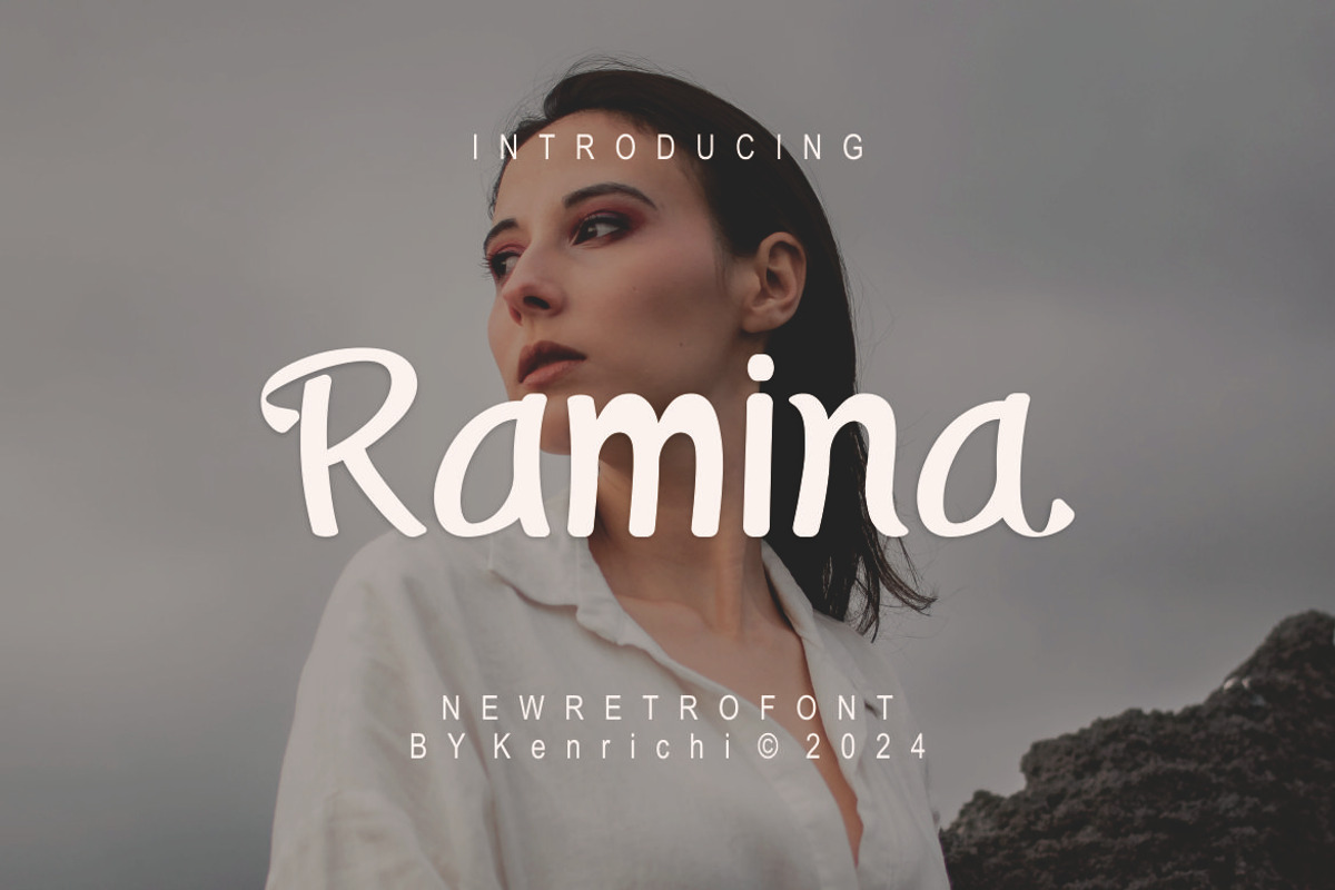 Ramina, a Serif Font by Kenrichi (Photo 1 of 9)