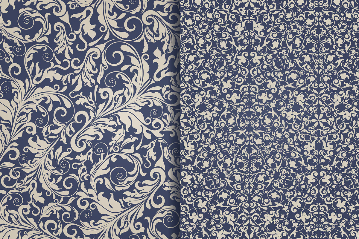 Set of 10 seamless pattern Baroque, a Pattern Graphic by NataLito (Photo 2 of 6)