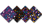 Halloween Digital Paper, an Illustration by DreamPrint404 (Thumbnail 2 of 4)