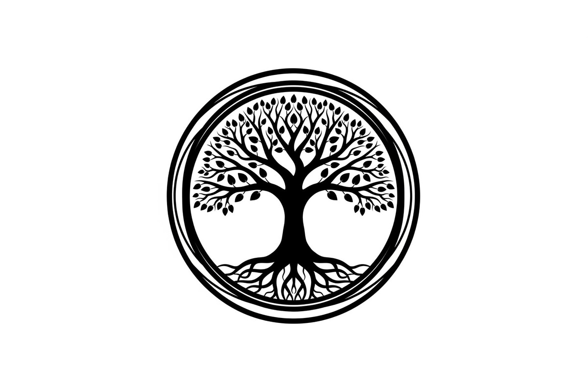 Tree of Life Circle Frame Bundle, an Illustration by Gaye Art (Photo 34 of 51)