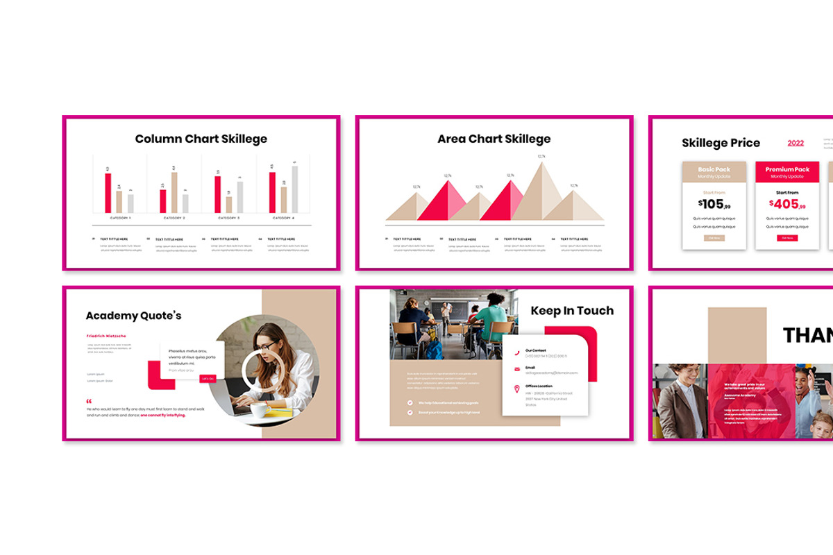Skillege Presentation Template, a Presentation Template by Analogous Temp (Photo 4 of 4)