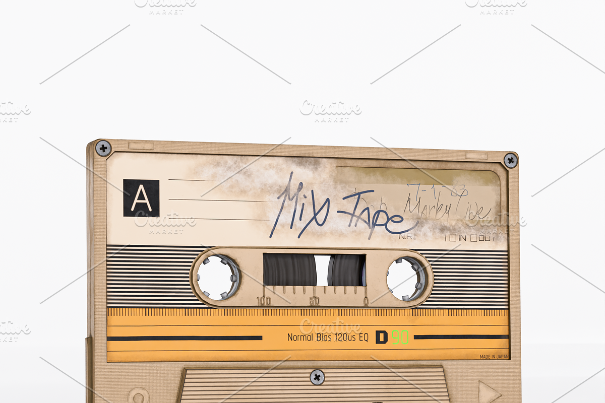 Cassette, an Object 3D Model by Snji | 3D Models (Photo 1 of 6)