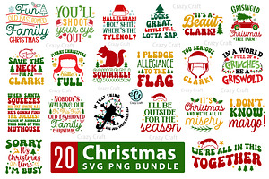 Christmas Vacation Svg Png Bundle