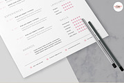 Floral 1 page Resume, a Resume Template by Emaholic Template (Thumbnail 4 of 5)