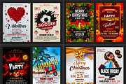 100-Party Flyers Bundle, a Flyer Template by AfzaalGraphics (Thumbnail 6 of 14)