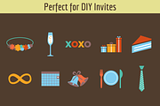 Things in Weddings - 44 Vectors, an Illustration by Little Pixel Shop (Thumbnail 3 of 5)