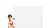 35 Promo Mock-Ups w/ Swimsuit Jenny, an iPad Mockup by Oleg Ribar (Thumbnail 18 of 30)