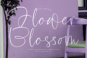 Flower Blossom, a Script Font by operatype.co (Thumbnail 1 of 15)