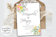 Watercolor Flowers Set Hand painted, an Illustration by MaraquelaStudio (Thumbnail 9 of 9)