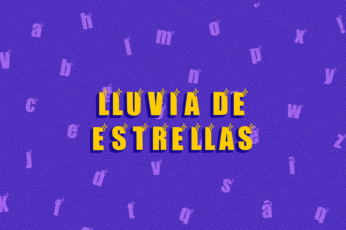 Lluvia de estrellas, a Font by Callmecalmy (Photo 1 of 4)