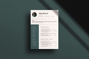 Creative Resume Template, a Resume Template by slidestock55 (Thumbnail 1 of 6)