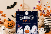Cute Ghost Halloween Invitation, an Invitation Template by Arslan (Thumbnail 4 of 5)