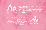 Caption Handwriting - Cute Font Duo, a Handwritten Font by Sarid Ezra (Thumbnail 9 of 9)