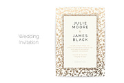 Golden Wedding Invitation, an Invitation Template by Greeek (Thumbnail 1 of 2)