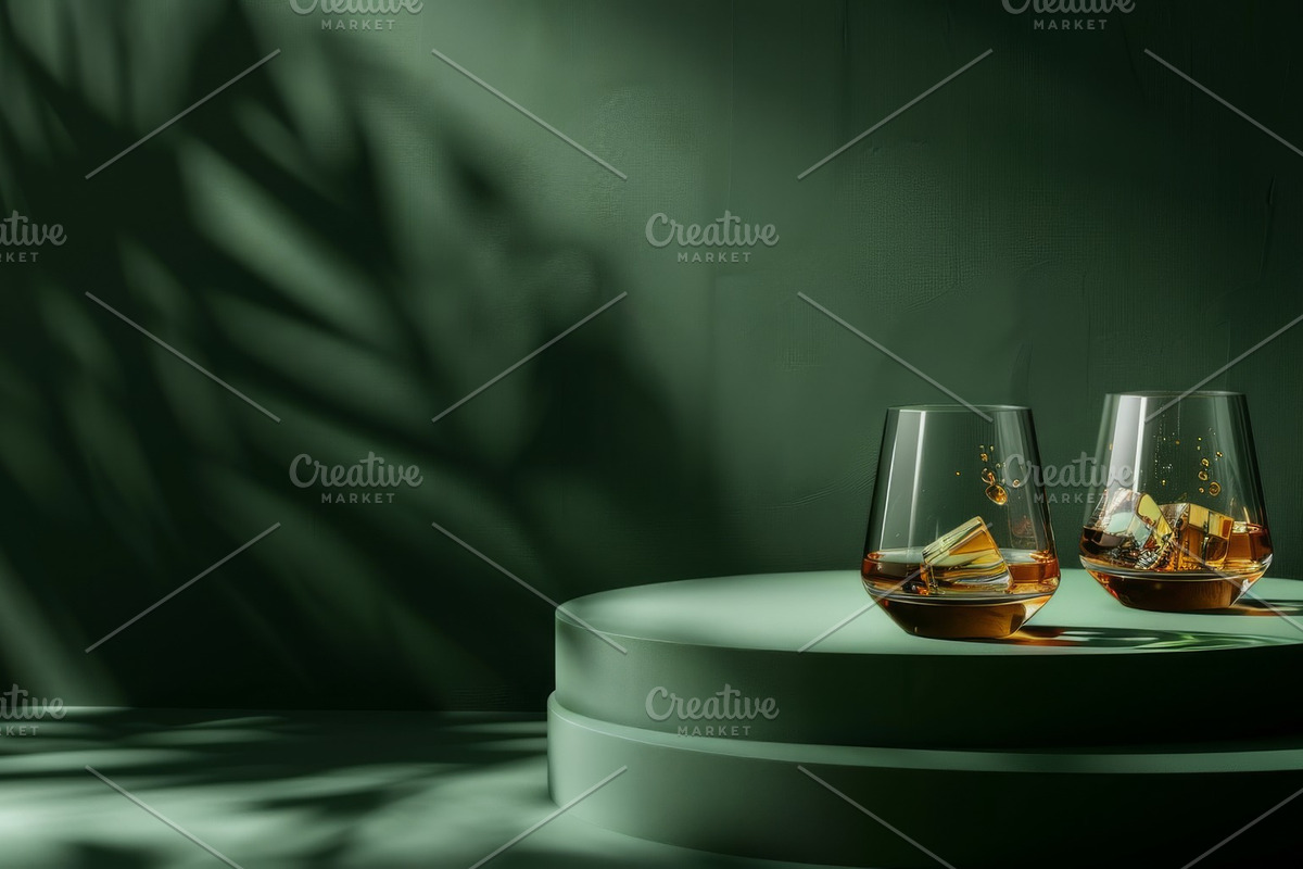 87 whiskey glasses, a Food & Drink Photo by Handmadefont (Photo 74 of 87)