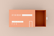 Gift Box Mockup, a Print Template by ZAAS (Thumbnail 2 of 9)