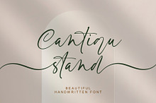 Cantiqu Stand | Handwritten Font