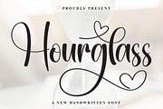 Hourglass | Script Font, a Handwritten Font by Scratchones (Thumbnail 1 of 9)