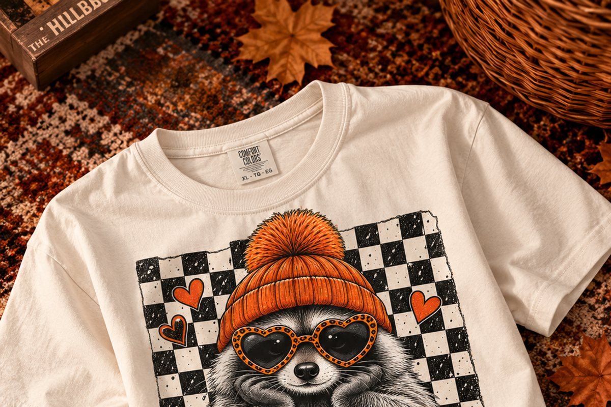 Fall Raccoon 16 PNG Cute Designs, an Animal Illustration by ElDesignState (Photo 16 of 21)