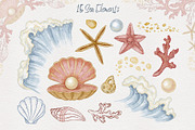 Coastal Sketch Pencil & Watercolor, an Illustration by Nadya Saen Art (Thumbnail 8 of 13)