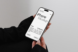 iPhone in Hands Mockup PSD, an iPhone Mockup by Feel This