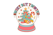 Retro Christmas Sublimation Bundle, a Seasonal Illustration by Craft Nest (Thumbnail 2 of 11)