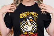 Quack First Think Later Cool PNG, an Object Graphic by Star Graphic Design (Thumbnail 7 of 13)