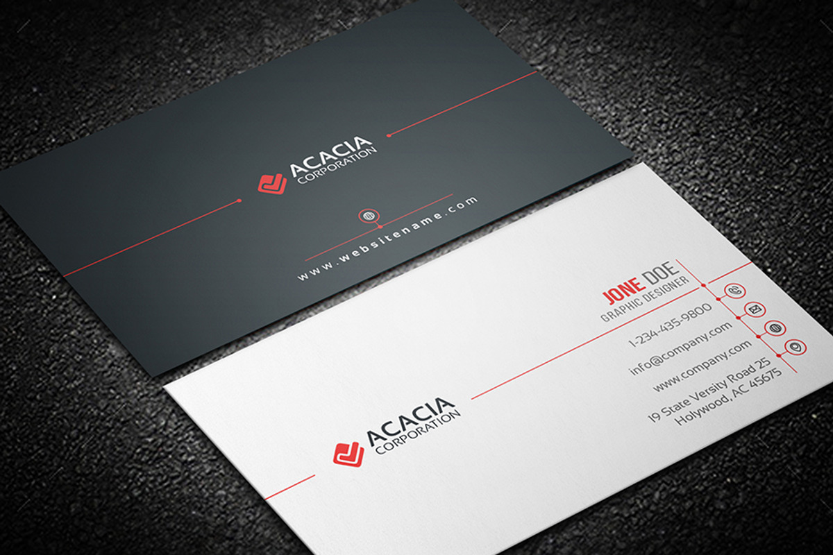 Simple Business Card, a Business Card Template by DesignGhar (Photo 6 of 6)