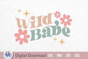 Boho Groovy Retro SVG Bundle.