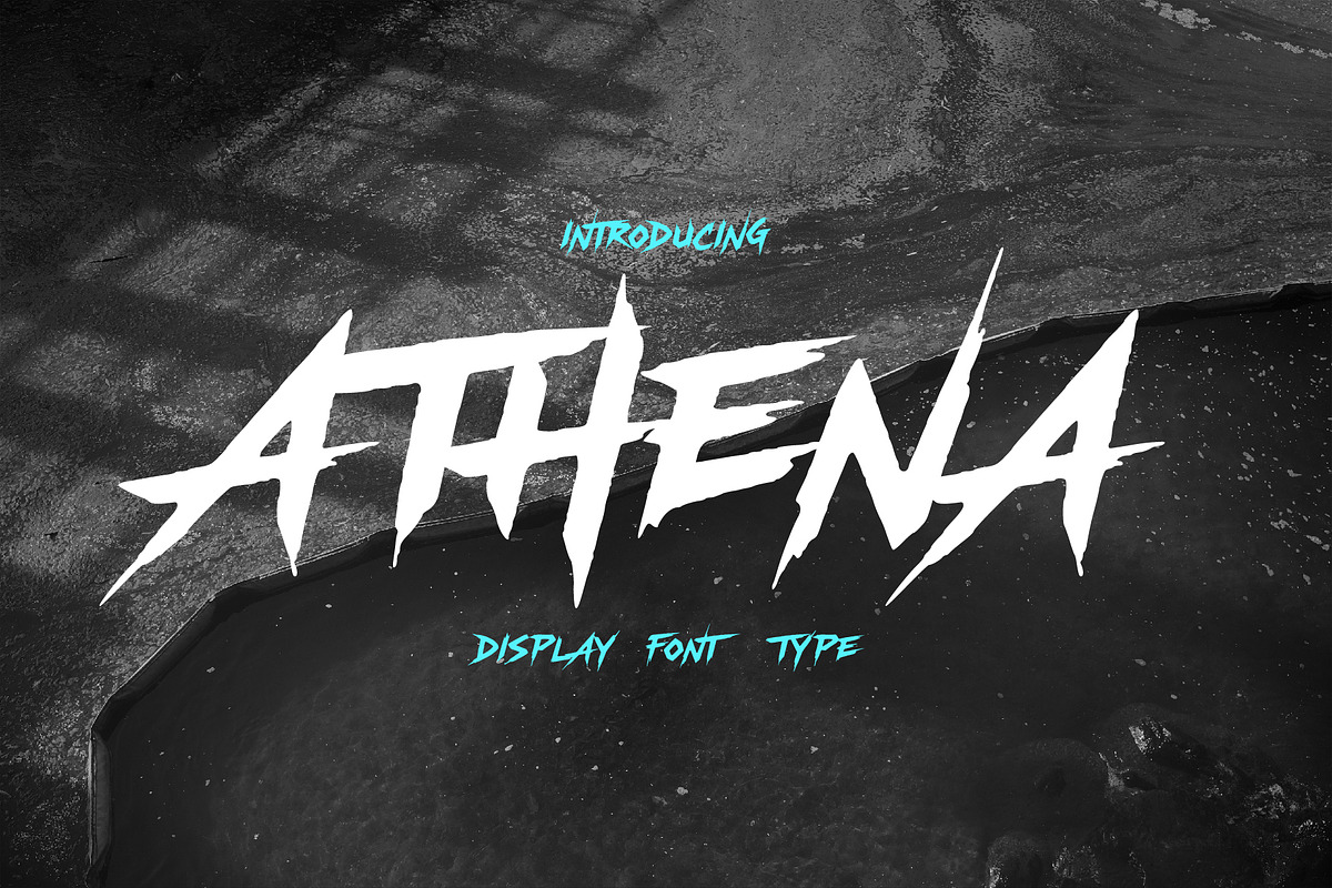Athena - Display Font Type, a Symbol Font by NuType (Photo 1 of 10)