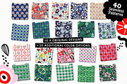 Fruity Floral Folk Collection, a Pattern Graphic by rouxsupplyco (Thumbnail 2 of 12)