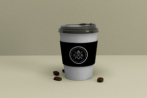 Minimal Coffee Brand Mockup