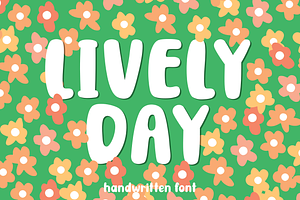 Lively Day handwritten font
