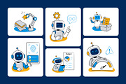 99 AI Flat Illustrations, a Technology Illustration by Vectors Market (Thumbnail 8 of 11)